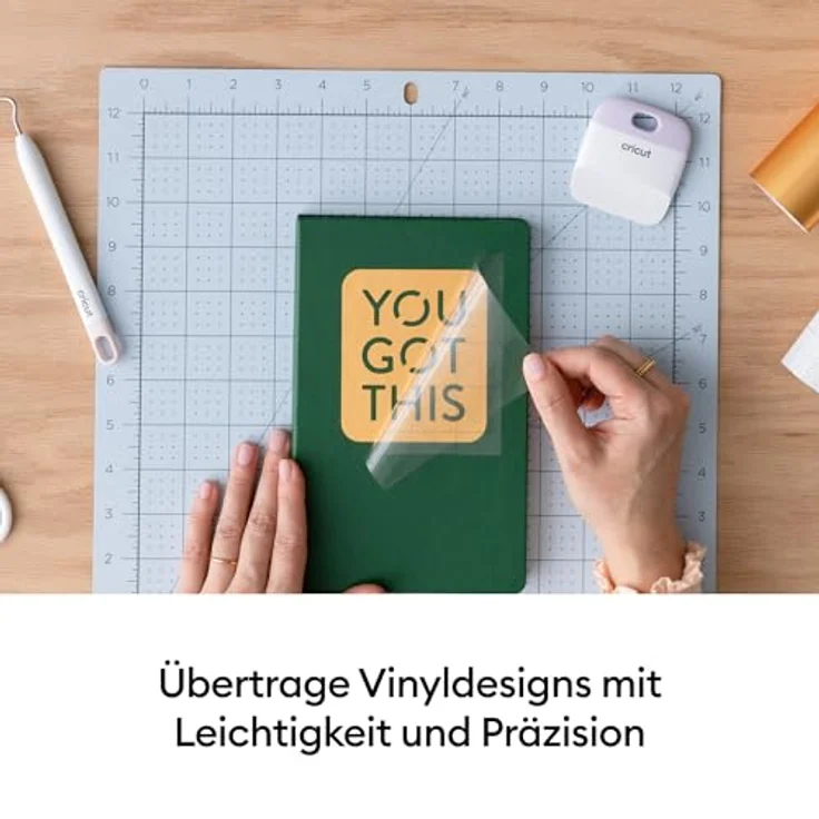 Cricut StrongGrip Transfer Tape, 30.5 x 121.9 cm, starke Klebekraft für präzise Stanzanwendungen – Bild 3