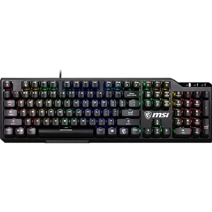 MSI Vigor GK41 Mechanische Gaming-Tastatur (DE-Layout) QWERTZ - Kailh Red Switches, RGB, USB 2.0 – Bild 2