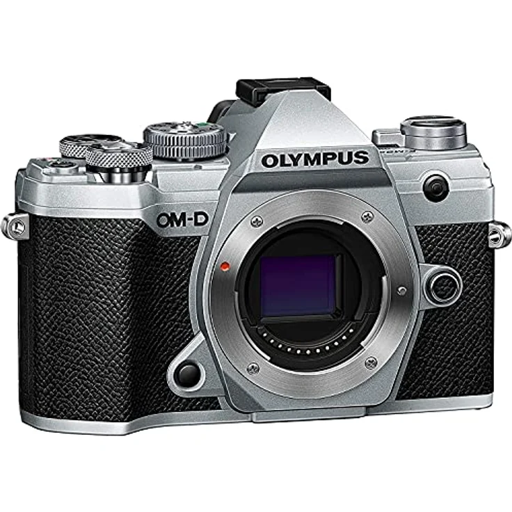 Olympus OM-D E-M5 Mark III Micro Four Thirds Systemkamera Gehäuse, 20 MP Sensor, 5-Achsen Bildstabilisator, leistungsstarker Autofokus, elektronischer OLED Sucher, 4K-Video, WLAN, Bluetooth, silber – Bild 7