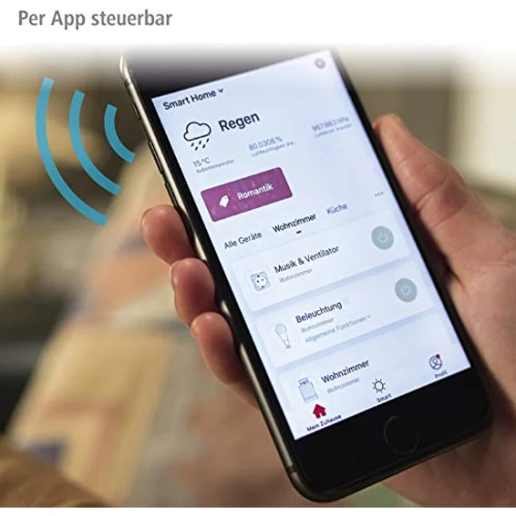 Hama WLAN-Steckdosenleiste 4-fach, ohne Hub, einzeln schaltbar, 4-fach USB – Bild 5