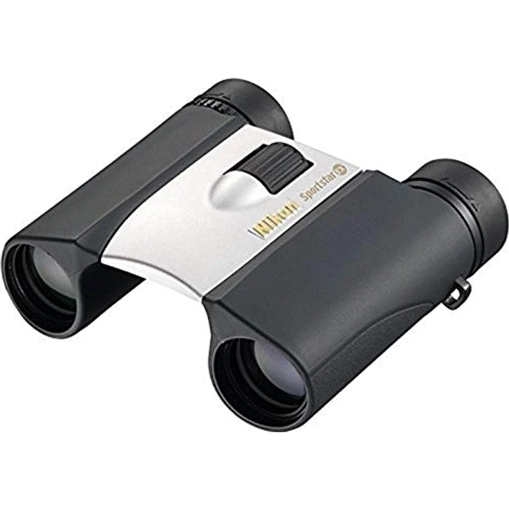 Nikon 10x25 Sportstar EX Fernglas silber, kompakt und leicht mit 10-facher Vergrößerung – Bild 1