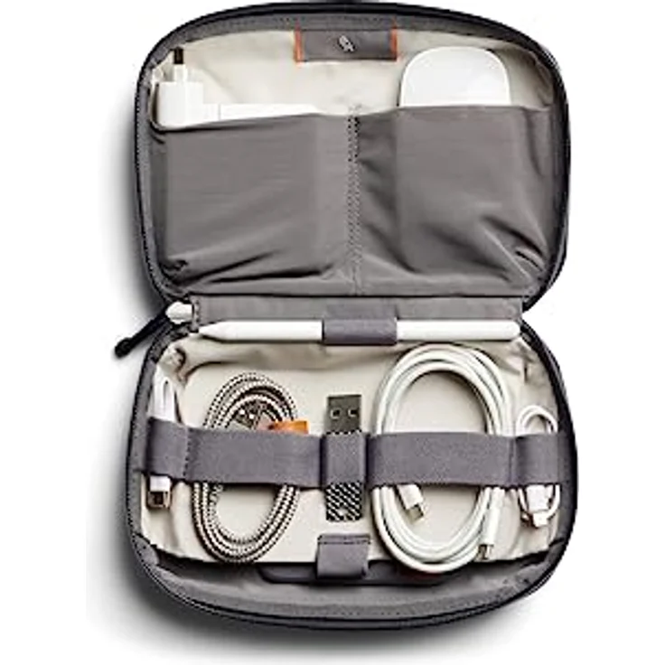 Bellroy Tech Kit, Etui mit Reißverschluss für Tech Accessoires, wasserabweisend, Arcade Gray – Bild 2