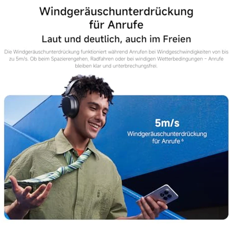 XIAOMI Redmi Headphones Neo, Over-ear Bluetooth Kopfhörer mit klarer Klangqualität, Sand White – Bild 9