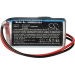 vhbw Batterie Ersatz für Verisure CR-2/3AZ für Alarmanlage, Alarmsystem (1350 mAh, 3 V, Li-MnO2) - Hochwertige und langlebige Ersatz-Batterie, vhbw