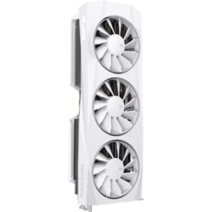 XFX Quicksilver AMD Radeon RX 9070XT White Magnetic Air Edition mit 16 GB GDDR6 HDMI 3xDP, AMD RDNA™ 4 (RX-97TMAQKW9) - Grafikkarte mit Game-Takt bis zu 2400 MHz und Boost-Takt bis zu 2970 MHz – Bild 2