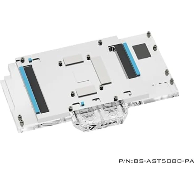Barrow ASUS TUF 5080 Aurora RGB LRC 2.0 Waterblock VGA, schwarz, für RTX 5080 und 5070Ti Serien – Bild 2