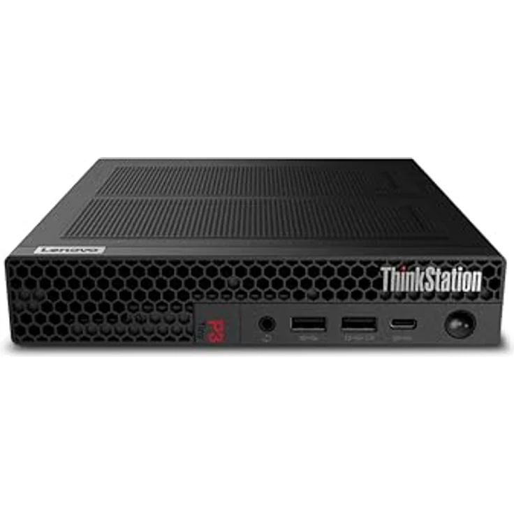 Lenovo ThinkStation P3 Tiny Gen 2, kompakte Workstation mit Intel Core Ultra 5, 16 GB RAM und 512 GB SSD, schwarz – Bild 1
