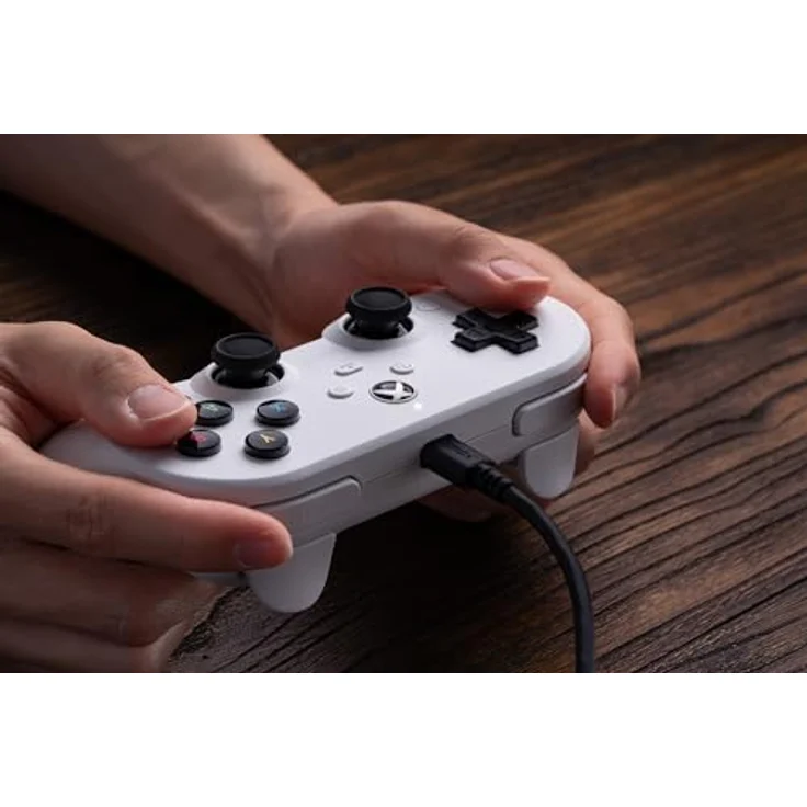 8bitdo Pro 2 Wired Xbox Gamepad, Gaming Controller, Weiss – Bild 5