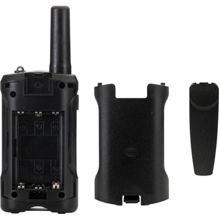 Casativo 2er-Set PMR-Funkgeräte, Walkie Talkie mit VOX und Taschenlampe, 10 km Reichweite, 8 Kanäle, für Abenteuer, Camping und Wandern – Bild 8