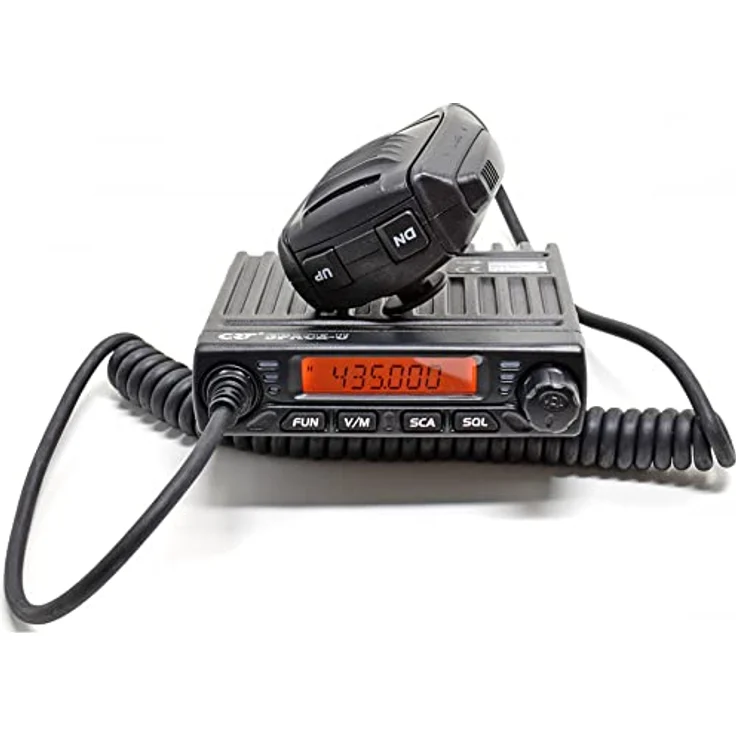 CRT SPACE U UHF-Radiosender, programmierbar von 400-470 MHz, Schwarz, 199 Kanäle, inkl. Mikrofon und Zubehör – Bild 2