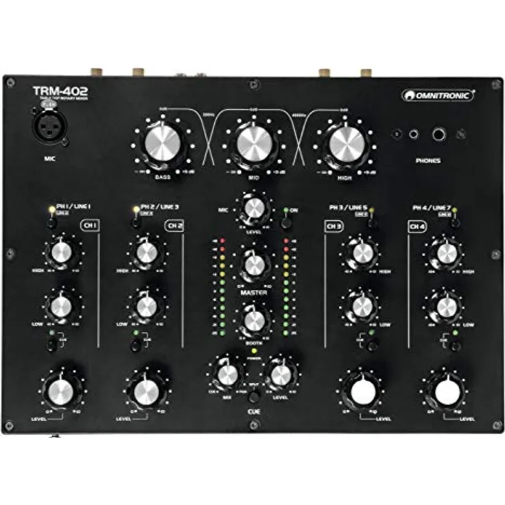 OMNITRONIC TRM-402 4-Kanal Rotary-Mixer