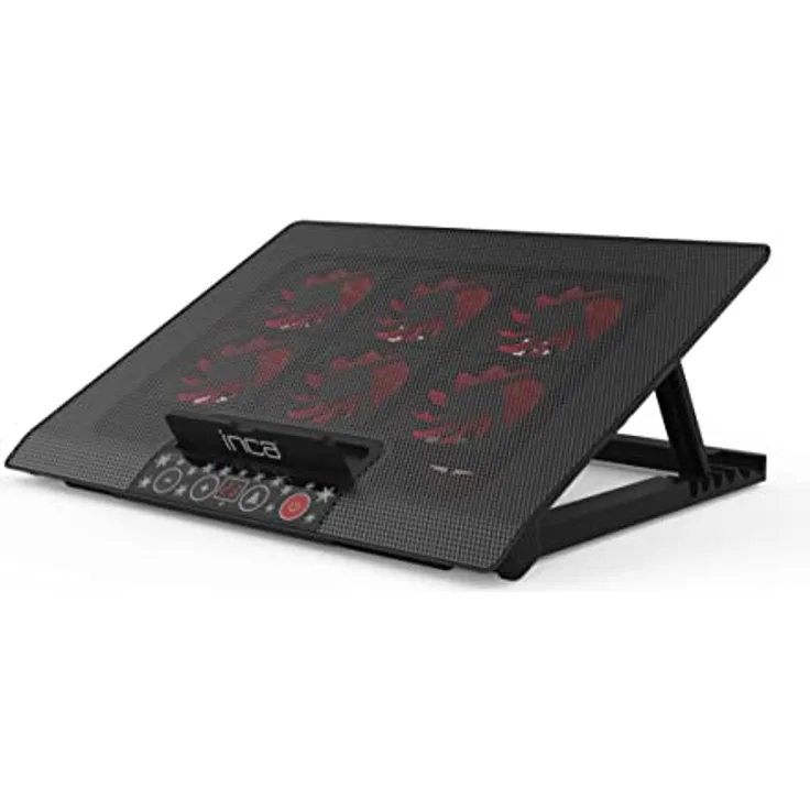 Inca INC-601 GMS 6X Lüfter,Control Panel,2X USB,6 Stufen Gaming Notebook Kühler 7-17