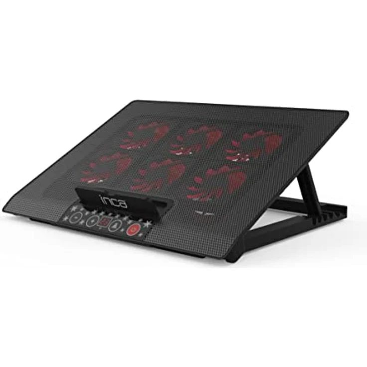 Inca INC-601 GMS 6X Lüfter,Control Panel,2X USB,6 Stufen Gaming Notebook Kühler 7-17 – Bild 1