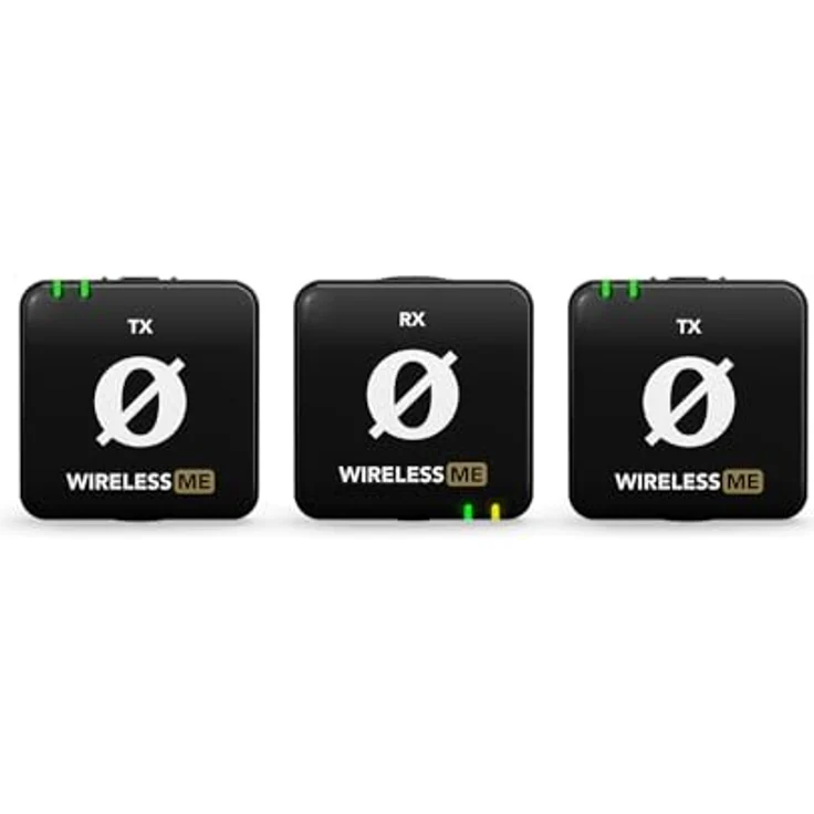 RØDE Wireless ME Dual Mikrofon Funksystem + Interview GO Handadapter + keepdrum Fell-Windschutz BK, Ideales Set für Videofilmer und Interviews – Bild 3
