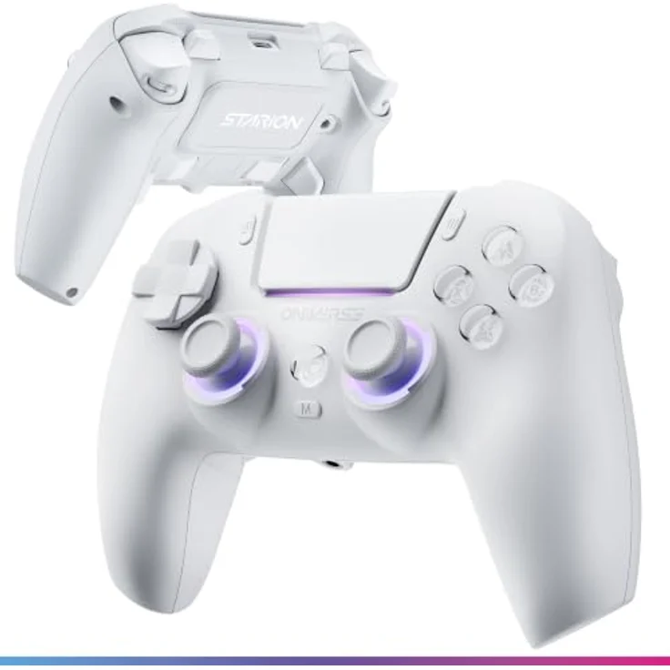 Oniverse Starion Wireless Controller - Weiß, Bluetooth Gamepad für Android, PC, PlayStation 5 und iOS – Bild 1