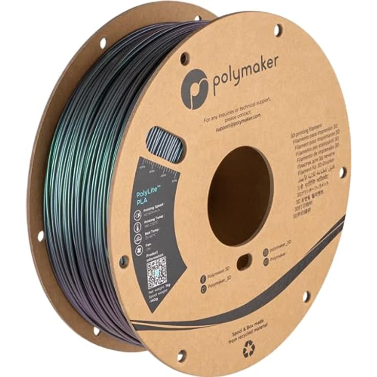 Polymaker PolyLite PLA Starlight - Comet, 3D-Druckmaterial mit Farbwechsel-Effekt und Jam-Free Technologie – Bild 1