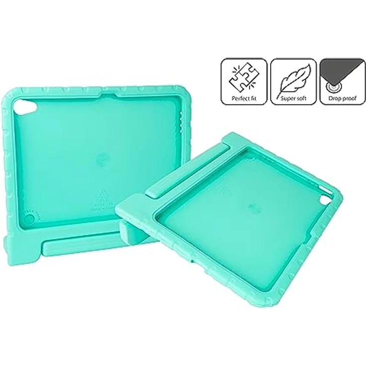 iPad 10,9" (10. Gen.) Tablet-Schutzhülle mit Kickstand und Stift-/Pencilhalter - robust und stossfest - ideal für Kinder, Schule und Unterricht - Aqua – Bild 5