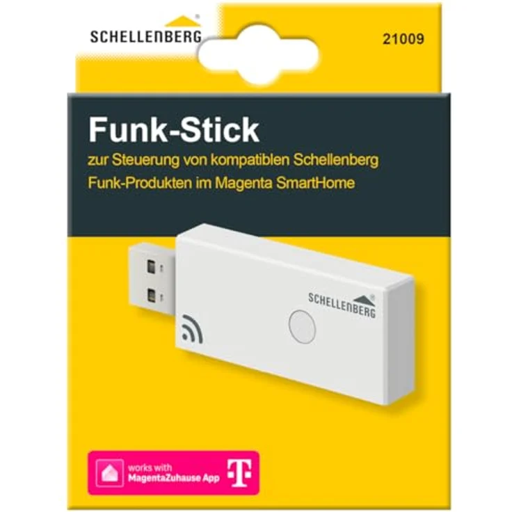 Schellenberg 21009 Magenta SmartHome Funk-Stick zur Steuerung von Schellenberg Funk-Produkten in einem QIVICON Smart Home System – Bild 2