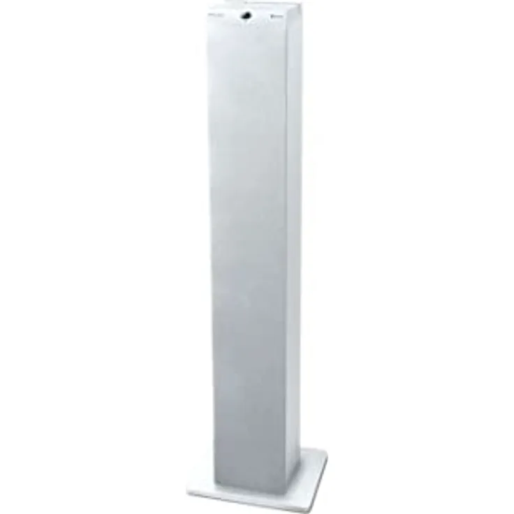 MUSE Bluetooth Turm M-1250 BTW, Weiß, 100 W Standlautsprecher mit integriertem Subwoofer und UKW-Radio