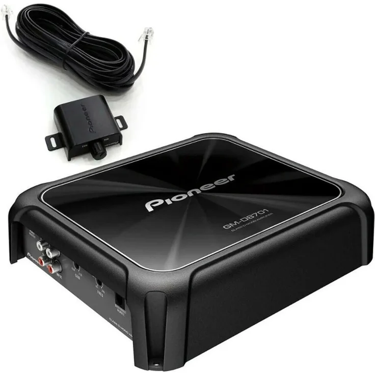Pioneer GM-D8701 1.600 W Class-D DIGITAL Monoblock Verstärker mit Basspegel-Fernbedienung – Bild 1
