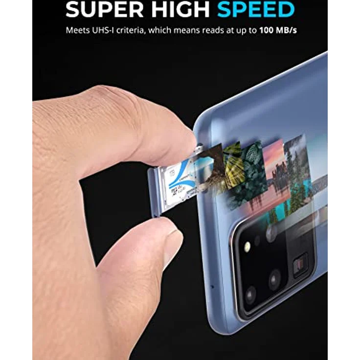 SABRENT Micro SD Karte 1TB V30, SD Karte UHS-I A2, speicherkarte MicroSDXC, Class 10, U3, Full HD & 8K UHD Karte, Biz zu 100MB/s für professionelle Fotografen, Videofilmer, Vloggers (SD-MQ30-1TB) – Bild 5