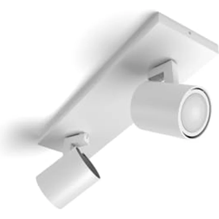 Philips Hue White Ambiance Runner Spot 2 flg. weiß, 2x5W GU10 inkl. Dimmschalter, dimmbar, steuerbar via App, kompatibel mit Amazon Alexa (Echo, Echo Dot) – Bild 2
