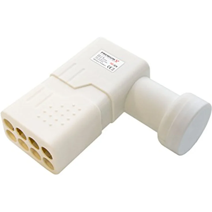 Premium X Octo LNB Digital SAT für 8 Teilnehmer Weiß 8-Fach Empfangskopf 0,1dB DVB-S2 HDTV 4K Wetterschutz – Bild 3