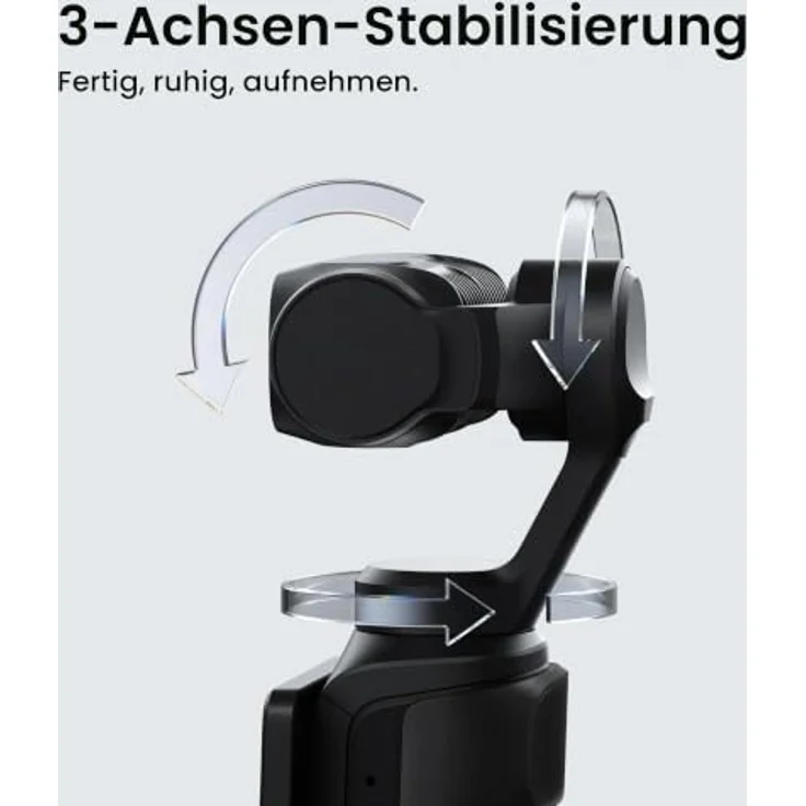 INSTA360 Luna Ultra Standard Bundle (Weiß), 8K Kameragimbal mit abnehmbarem 2"-OLED-Touchscreen, 12x Zoom und Fernbedienung – Bild 7