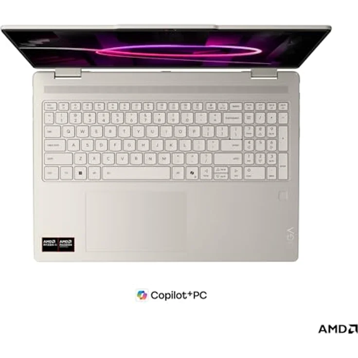Lenovo Yoga 7 2in1 83TF0022GE, 16" 2.8K OLED, Ryzen AI 7 445, 32GB RAM, 1TB SSD, beige, Windows 11 – Bild 5