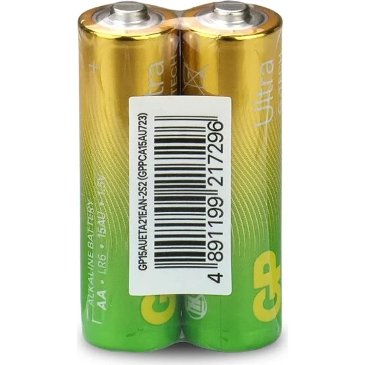 GP Battery ALKALINE BATTERIES LR6 AA GP ULTRA, 40 Stück Packung, langlebig und zuverlässig für hohe Energieanforderungen