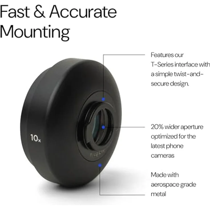 MOMENT Macro 10x Lens T-Series, Makroobjektiv für Smartphones mit Bokeh-Effekt und Gegenlichtblende, kompatibel mit iPhone 13 und neuer – Bild 4