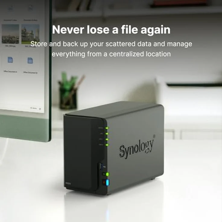 Synology 2-Bay NAS DS223 (Diskless), zentrale Datenspeicherung mit flexiblem Multi-Plattform-Zugriff und 2 Jahren Garantie – Bild 2