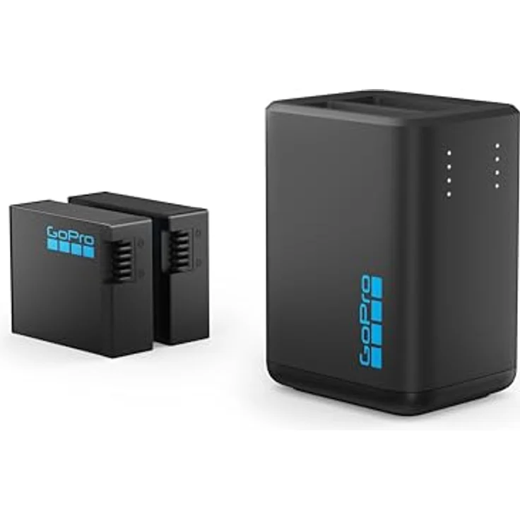 GoPro Dual-Ladegerät + 2 Enduro-Akkus (HERO13 Black) – Offizielles GoPro-Zubehör – Bild 1