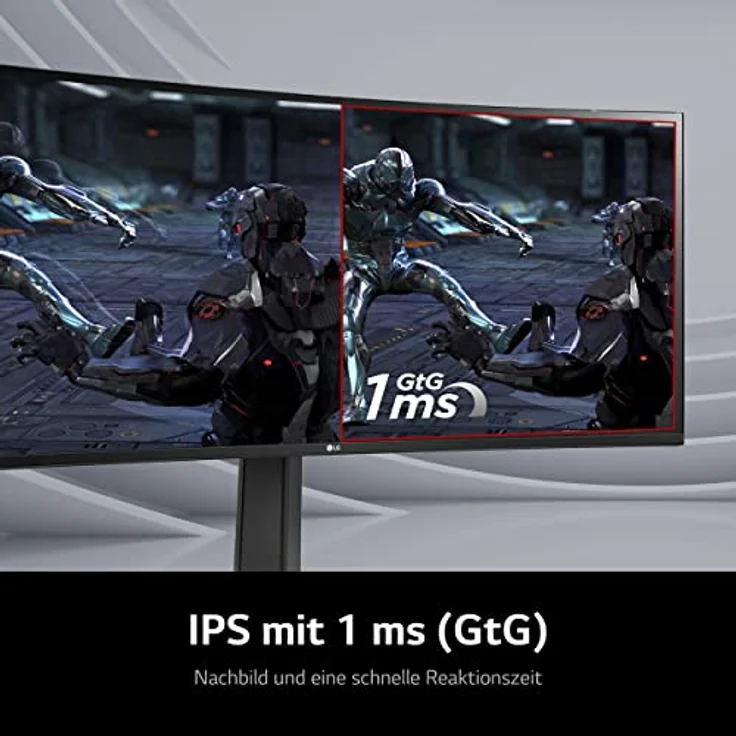 LG UltraGear Gaming Monitor 34GN850P 86,7 cm - 34 Zoll, Curved IPS, 144 Hz, 1ms GtG, G-Sync, Free-Sync, HDR, Schwarz – Bild 4