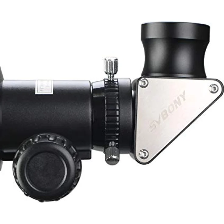 SVBONY 3,8 cm (1,25 Zoll) 90° vollbeschichtetes Prisma Astronomisches Teleskop 31,7 mm Zenith Diagonal-Spiegel für Refraktor und Cassegrain-Teleskope, Fully-Metal, 1.25 inch – Bild 5