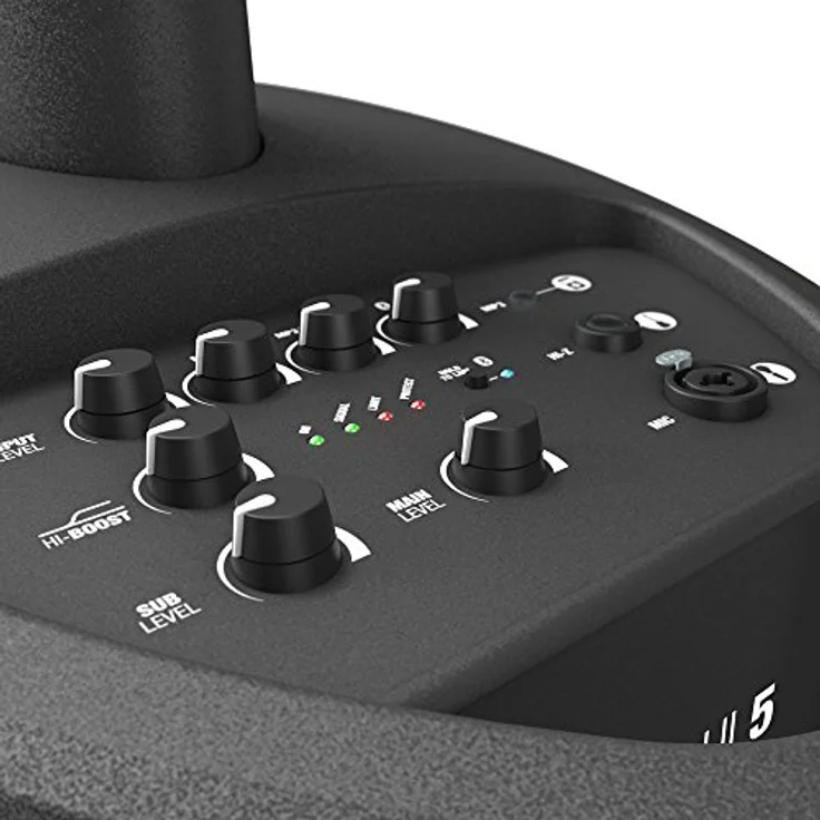 LD Systems LDMAUI5 Ultraportables Säulen PA System mit Mixer schwarz – Bild 8
