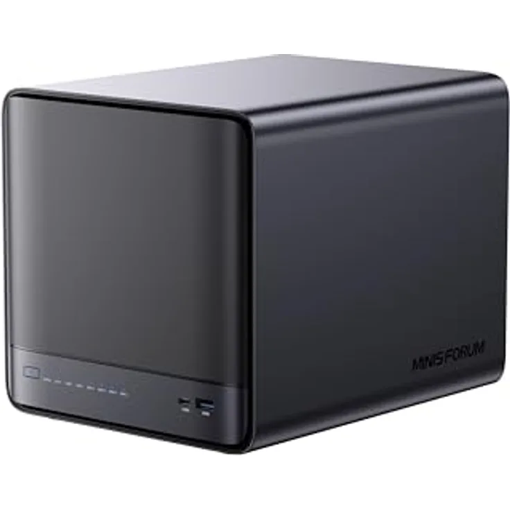 MINISFORUM N5 Pro 5-Bay Desktop NAS, AMD Ryzen AI 9 HX PRO 370, 144 TB Speicher, 10GbE & 5GbE Ports, 8K HDMI, Diskless