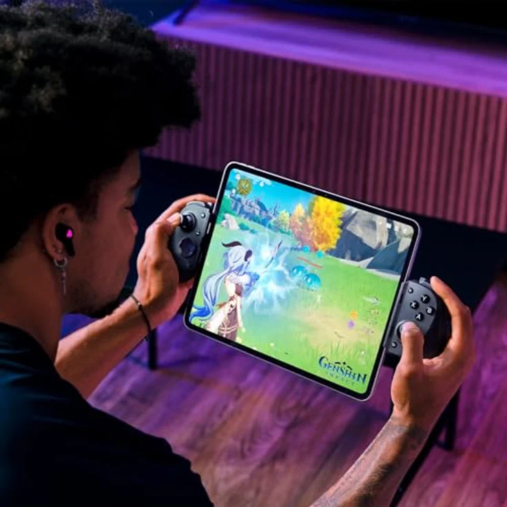 Razer Kishi V3 Pro XL, Gaming Controller für Android und iOS, Fullsize-Format, schwarz, mit austauschbaren Kappen und dualen Mausklick-Rücktasten – Bild 11