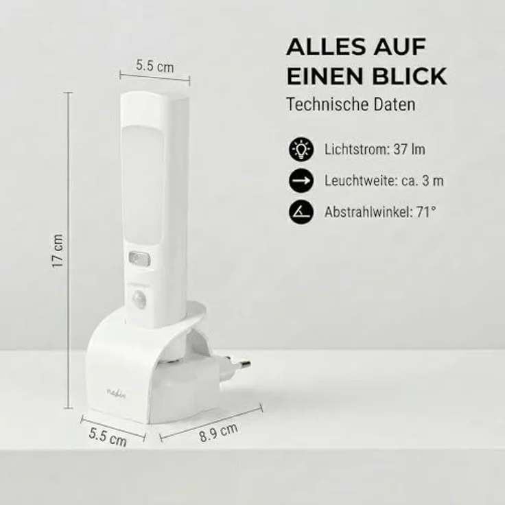 Nedis Orientierungslicht und LED-Taschenlampe – Bild 4