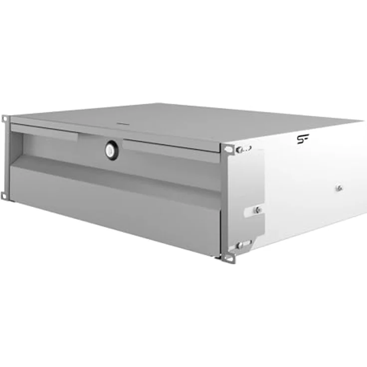 STALFLEX Server Netzwerkschrank 19 Zoll Schublade 3U 320mm - Hochbelastbarer Stahl - Effizientes Kabelmanagement - Karbonstahl - Serverschrank, kompatibel mit Rack Schränken und Rack Schienen – Bild 5