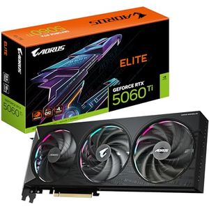 Gigabyte AORUS GeForce RTX 5060 Ti Elite 16G Grafikkarte – 16 GB GDDR7