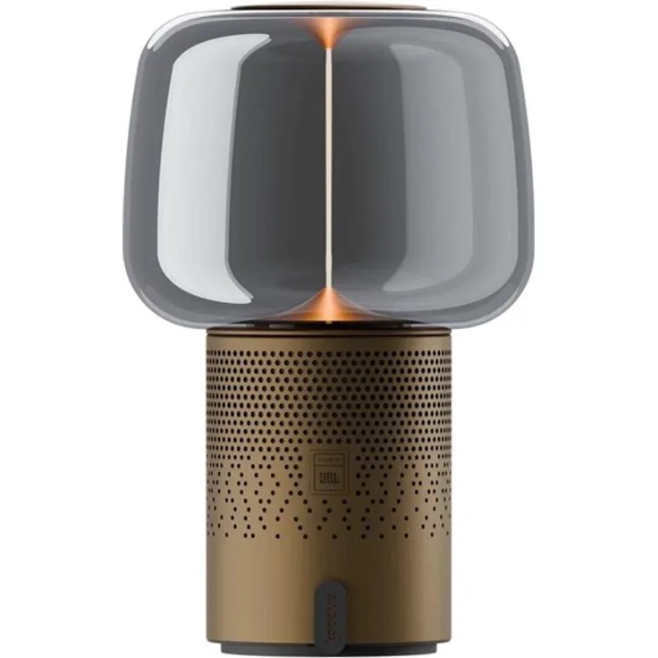 Kooduu Serena Play Portable Lautsprecherlampe mit JBL-Audiotechnologie und warmem LED-Licht im Filament-Stil, Bronze
