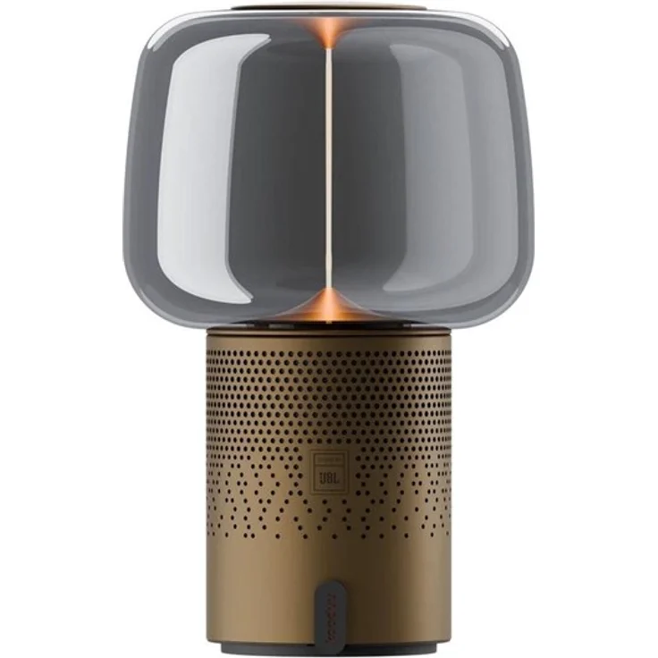 Kooduu Serena Play Portable Lautsprecherlampe mit JBL-Audiotechnologie und warmem LED-Licht im Filament-Stil, Bronze