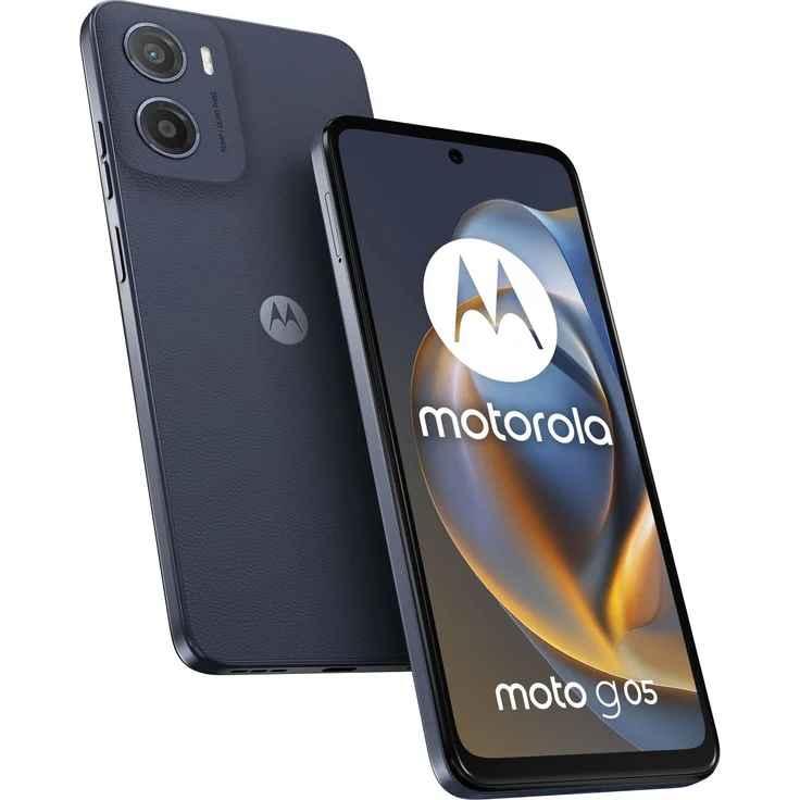 Motorola moto g05, 6,67 Zoll Dual-SIM Smartphone mit 50 MP Kamera, 4 GB RAM, 128 GB Speicher, 5200 mAh Akku, blau – Bild 1
