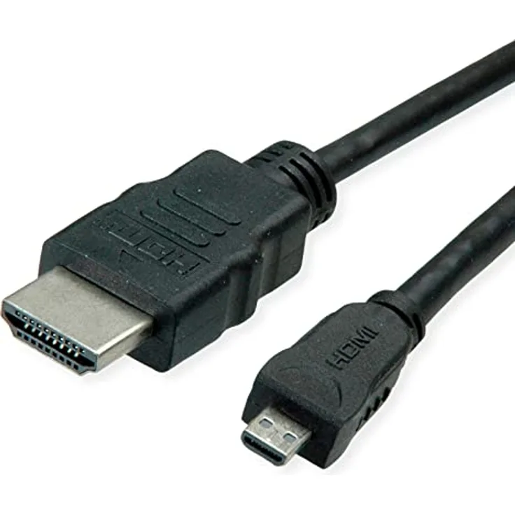 ROLINE GREEN HDMI High Speed Kabel mit Ethernet, HDMI ST - Micro HDMI ST, 2 m