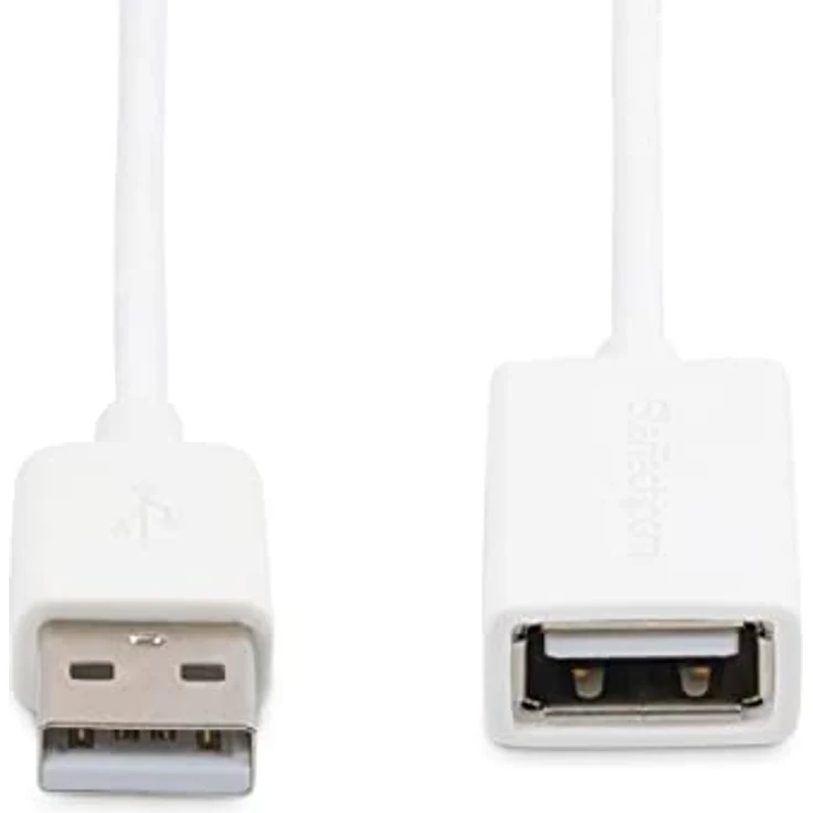 StarTech.com USB2.0 A Verlängerungskabel - Stecker / Buchse - USB-Verlängerungskabel - USB Typ A, 4-polig (M) - USB Typ A, 4-polig (W) - 1,0m (USB/USB2.0) - geformt - weiß (USBEXTPAA1MW) - Preisvergleich – Bild 4