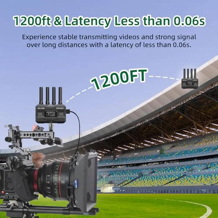 Accsoon CineView HE Sender - HDMI 1080p 23.98/24/25/29.97/30/50/59.94/60fps - Latenz <0.06s - Reichweite 1200ft – Bild 3