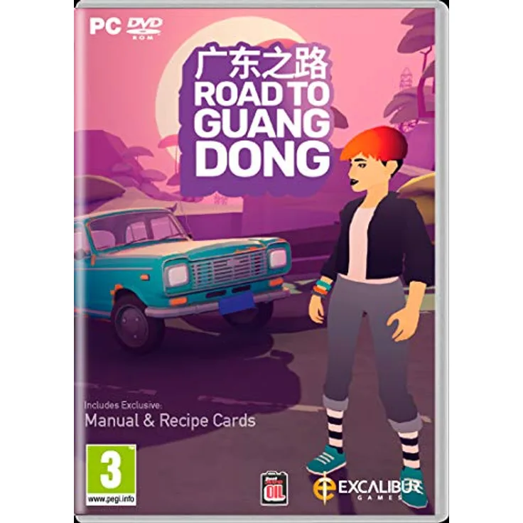 Excalibur Road To Guangdong, PC DVD mit 5 Kapiteln und 4 Charakteren, kulturelle Erkundung