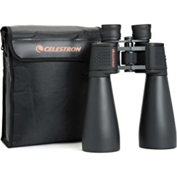 Celestron SkyMaster 15x70 Fernglas - Großfernglas mit 15-facher Vergrößerung und 70mm Objektivöffnung - inkl. Stativadapter und Tragetasche - für Natur- und Vogelbeobachtung und Astronomie – Bild 5