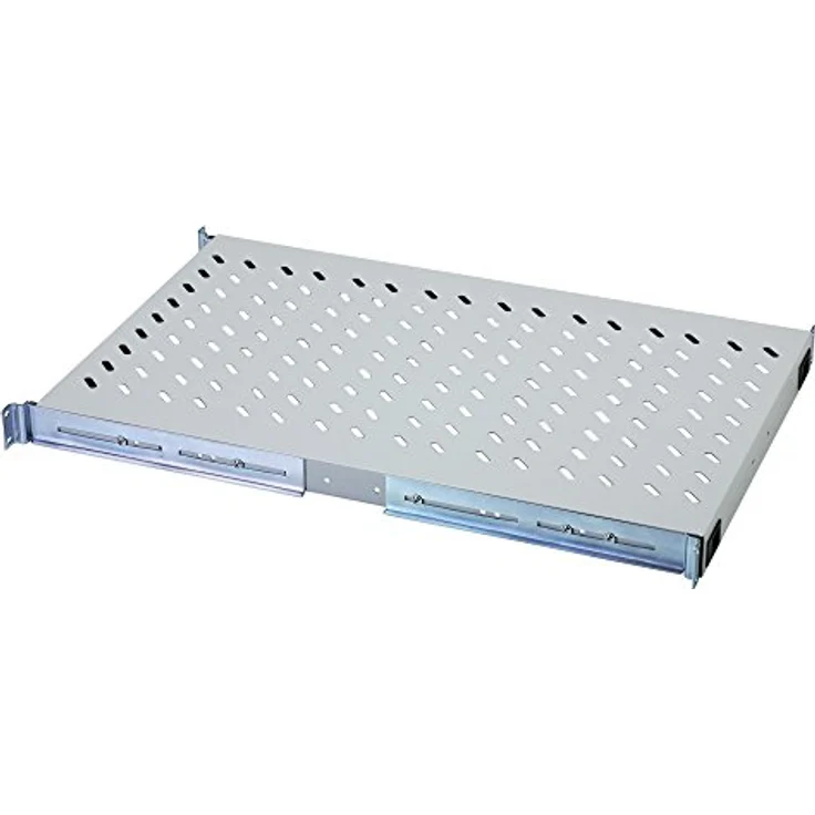 Digitus DN-19 TRAY-1-1000, 19 Zoll Netzwerkschrank-Geräteboden, 1 HE, grau RAL 7035, bis 100 kg belastbar – Bild 2
